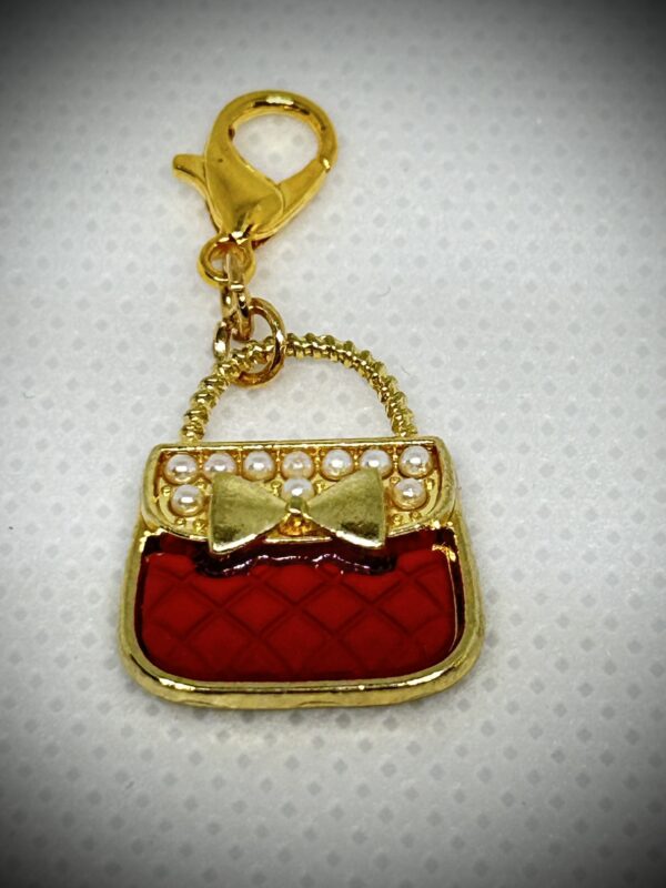 Charm Red Purse