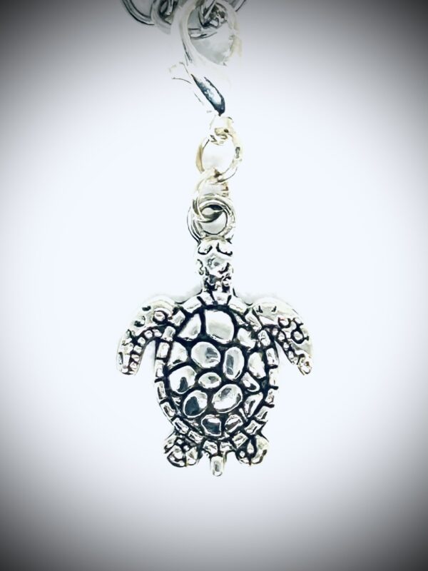 Charm Silver Turtle