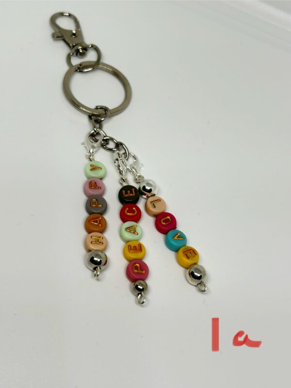 Keychains Peace, Happy & Love