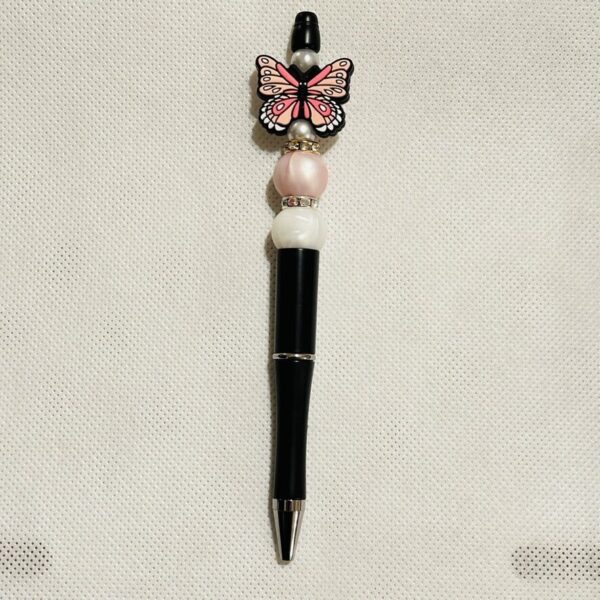 Beaded Pens Butterfly P & B