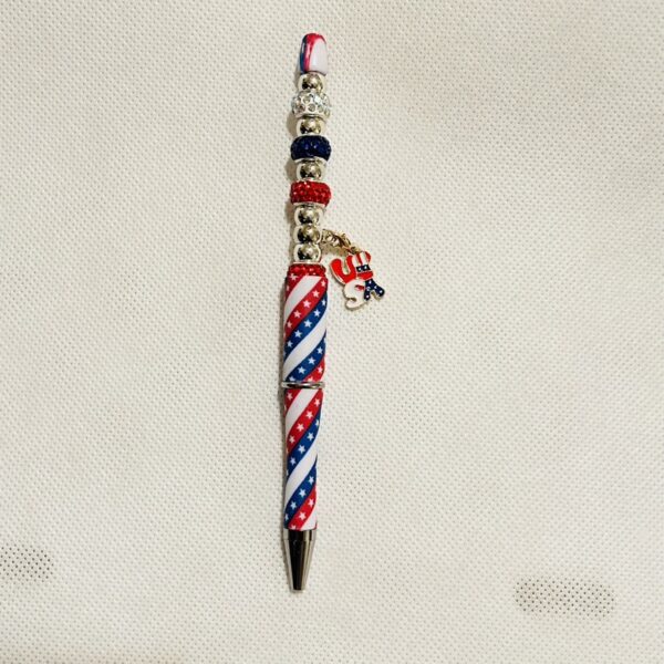 Beaded Pen Patriotic