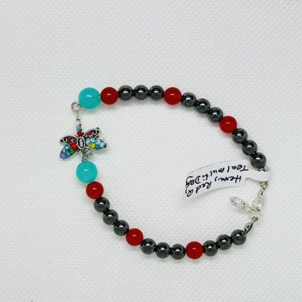 Multi color Dragonfly Bracelet