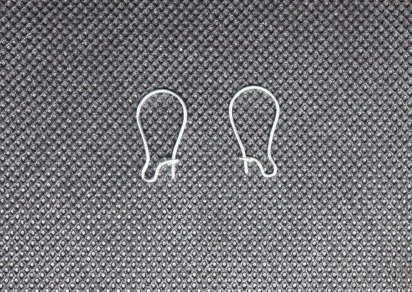 Earrings Silver tone wire clips