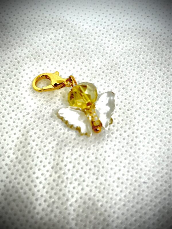 Charm Butterfly w/ pink gem