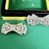 Framed Vintage Pot Metal Shoe Bows