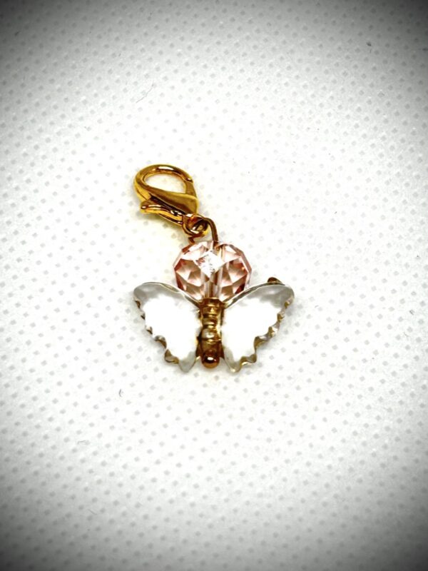 Charm Butterfly w/ pink gem