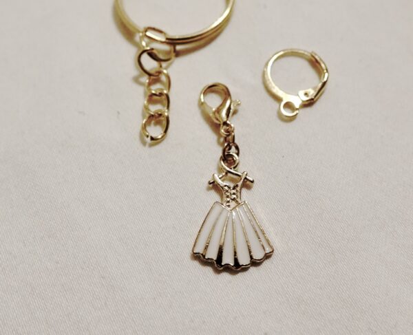 Little White Dress charm