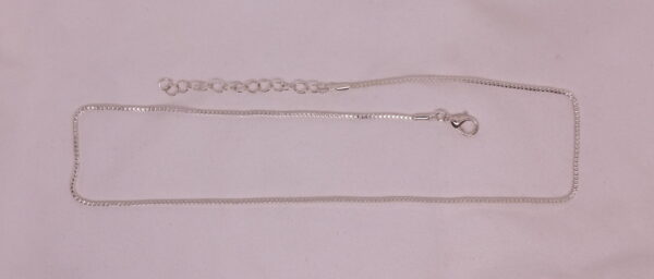 Silver Tone Box Chain